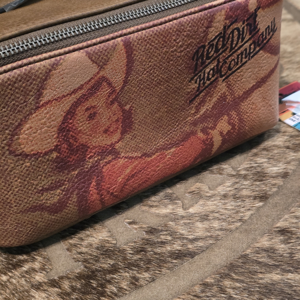 Red Dirt Hat Company Dome Vintage Cowgirl Cosmetic Pouch - Picture 2 of 14